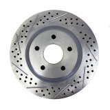 Baer Brakes Replacement Brake Rotors 6921227 Rotor, Replacement, Vented, 3.055 in. Center, Cross-Drilled/Slotted, 12.00 in. OD, 5 x 5.00 in., Iron, Zinc Plated, 1-Piece, Right, Each thumbnail 1