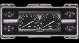 Classic Instruments 1940 Ford Package Gauge Sets FC40HR Gauges, Hot Rod, Speedometer, Tachometer, Water, Volt, Fuel, Oil, White Face, Polished Bezel, Ford, Kit thumbnail 1