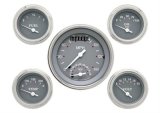Classic Instruments SG Series Gauge Sets SG35SLF Gauges, SG, Speedometer, Tach, Water Temperature, Fuel Level, Voltmeter, Gray Face, Analog, Set of 5 thumbnail 1