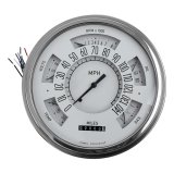 Classic Instruments 1961-66 F-100 Package Gauge Sets FT61W Kit, Direct Fit Analog, F100 Style, White Face, Black Numbers, Ford, F-100, Kit thumbnail 2