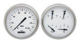 Classic Instruments 1951-53 Chevy Package Gauge Sets CH51WH52 Gauges, White Hot, Speedometer, Oil Pressure, Fuel Level, Voltage, White Face, Analog, Chevy, Kit thumbnail 1