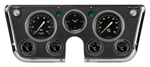 Classic Instruments 1967-72 Chevy Truck Package Gauge Sets CT67DHR Gauges, Hot Rod, Direct Fit, Display Gauge, Chevy/GMC, Truck, 1967-1972, Speedometer, Tach, Fuel, Volt, Oil Pressure, Water Temp, Kit