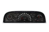 Classic Instruments 1960-63 Chevy Truck Package Gauge Sets CT60B Gauges, Original Styled, Speedometer, Tachometer, Water Temperature, Fuel Level, Black Face, Analog, Chevrolet, Set thumbnail 1