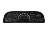 Classic Instruments 1960-63 Chevy Truck Package Gauge Sets CT60B Gauges, Original Styled, Speedometer, Tachometer, Water Temperature, Fuel Level, Black Face, Analog, Chevrolet, Set thumbnail 2