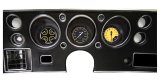 Classic Instruments 1970-72 Chevelle Package Gauge Sets for 1970-1972 CHEVELLE, EL CAMINO - CV70AXY Gauges, AutoCross Yellow, Direct Fit, Chevy, Chevelle, SS, 1970-1972, Speedometer, Tachometer, Fuel, Oil Pressure, Water Temperature, Volt, Kit thumbnail 1