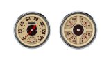 Classic Instruments 1947-53 GMC Pickup Package Gauge Sets CT47GM62 Gauges, Speedometer, Tachometer, Water Temperature, Fuel Level, Voltmeter, Oil Pressure, Beige Face, Analog, GMC, Kit thumbnail 2