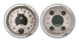 Classic Instruments 1951-53 Chevy Package Gauge Sets CH51AN62 Gauges, All-American Nickel, Speedometer, Tach, Oil Pressure, Fuel Level, Nickel Face, Analog, Chevy, Kit thumbnail 1