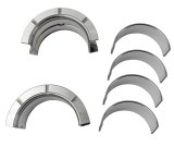 King HP-Series Main Bearings MB 556HPN Bearings, HP-Series, Narrowed, Bi-metal, Silicon Aluminum, 1/2 Groove Style, Stock Size, Chevrolet, Big Block, Set of 5 thumbnail 1