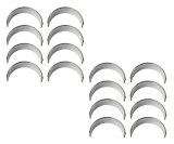 King SI-Series Rod Bearings CR 807SI Bearings, Standard Size, Bi-metal, Silicon Aluminum, Large Journal, Chevy, Small Block, Set of 8 thumbnail 1