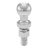 CURT Sway Control Attachment Balls 40093 Ball Mount, Receiver, Steel, Chrome, Each thumbnail 1