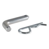 CURT Receiver Pins and Clips 21401 Hitch Pin, 1/2 in. Diameter, Steel, Zinc Plated, Clip, Universal, Each thumbnail 1