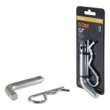 CURT Receiver Pins and Clips 21401 Hitch Pin, 1/2 in. Diameter, Steel, Zinc Plated, Clip, Universal, Each thumbnail 4