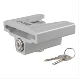 CURT Coupler Locks 23079 Lock, Aluminum, Gray, 2 Keys, 1 7/8 in., 2 in. Ball, Each thumbnail 1