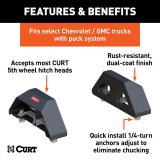 CURT OEM-Compatible Fifth Wheel Legs 16029 Leg, OEM Compatible, SteeI, Carbide Finish, Chevy, GMC, Each thumbnail 3
