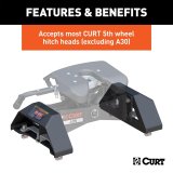 CURT OEM-Compatible Fifth Wheel Legs 16029 Leg, OEM Compatible, SteeI, Carbide Finish, Chevy, GMC, Each thumbnail 4