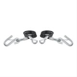 CURT Safety Cables 80176 Cable, Steel, Self Coiling, Black Nylon Coated, 42 in. Long, 7,500 lbs., Pair thumbnail 2