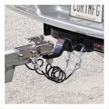 CURT Safety Cables 80176 Cable, Steel, Self Coiling, Black Nylon Coated, 42 in. Long, 7,500 lbs., Pair thumbnail 3