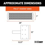 CURT Grip Step Receiver Hitch Steps 32001 Mounted Step, thumbnail 2
