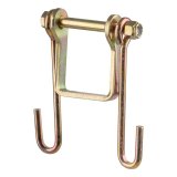 CURT Trailer Safety Chain Holder Brackets 45806 Hitch Bracket, Bracket, 2 in. Shank, Each thumbnail 1