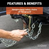CURT Trailer Safety Chain Holder Brackets 45806 Hitch Bracket, Bracket, 2 in. Shank, Each thumbnail 4