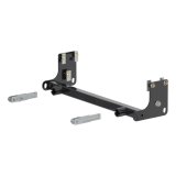 CURT Custom Tow Bar Base Plates for 2018-2024 WRANGLER - 70105 Adapter Bracket, Plate, Steel, Black Powdercoated, Jeep, Kit thumbnail 1