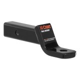 CURT Powdercoated Ball Mounts 45030 Receiver Hitch Mount, Black, 2 in. Square, 2 in. Drop, .750 in Rise, 8.25 in Length, Each thumbnail 2