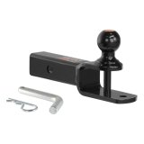 CURT 3-In-1 Ball Mounts 45009 Receiver Hitch Mount, 3-in-1, 2 in. Square Style, 2 in. Ball, Black Powdercoated, Each thumbnail 2