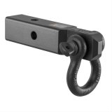 CURT Receiver Hitch D-Ring Shackle Mounts 45832 Tow Hook, Clevis, D Ring, 19mm, For 2 in. Receivers, Black Powdercoated, Each thumbnail 2