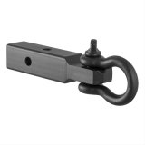 CURT Receiver Hitch D-Ring Shackle Mounts 45832 Tow Hook, Clevis, D Ring, 19mm, For 2 in. Receivers, Black Powdercoated, Each thumbnail 3