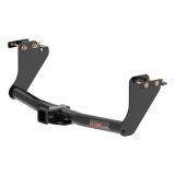 CURT Class 3 Receiver Hitch 13273 Hitch, Rear, 3, 2 in. Square, 525 lb. Max Tongue, 3,500 lb. Max Trailer, Round Tube Welded, Black Powdercoated, Mitsubishi, Each thumbnail 1