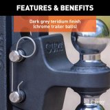 CURT Replacement Rebellion XD Dual Balls 45952 Receiver Hitch Ball Mount, Ball, 2 in. and 2 5/16 in., Up to 15,000 lbs. Each thumbnail 6