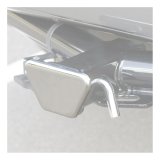 CURT Hitch Tube Covers 22100 Receiver Cover, 2 in. x 2 in., Steel, Chrome Plated, Universal, Each thumbnail 3