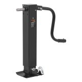 CURT Direct Weld Square Jacks 28512 Trailer Jack, Square, Weld, 12,000 lb. Capacity, 12.5 in. Travel, Steel, Painted, Side Wind, Each thumbnail 2