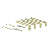 CURT Fifth Wheel Hitch Pins and Clips 16902 Reciever Pins, Wheel, Steel, Zinc Finish, 0.500 in. Hole Size, Set of 4 thumbnail 1