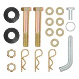 CURT Original Round Bar Weight Distribution Hitch Kits 17063 Hitch, Bar, 1,400 lbs. Tongue Weight, 14,000 lbs. Gross Trailer Weight, Kit thumbnail 1