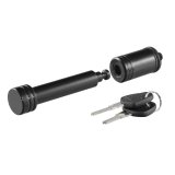 CURT Receiver Locks 23518 Hitch Lock, Steel, Black Powdercoated, Keys, 2 in. Tube, 0.625 in. Hole Size, Each thumbnail 1