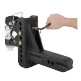 CURT Combination Ball/Pintle Hooks 45908 Pintle Hitch, Ball and Pintle Hook, Channel Mount, 20,000 lbs. GTW, 2 5/16 in. Hitch Ball Diameter, 2 1/2 in. Receiver Style, Each thumbnail 2