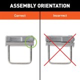 CURT Anti-Rattle Hitch Clamps 22320 Fastener, Clamp for 2 1/2 in. Receiver, Kit thumbnail 8