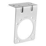 CURT Connector Brackets 58230 Vehicle Towing Harness Adapter Mounting Bracket, Bracket, 14 Gauge Steel, Zinc, 7 Pole, Car End, Each thumbnail 2