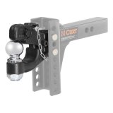 CURT Combination Ball/Pintle Hooks 45919 Pintle Hitch, Ball and Pintle Hook, Channel Mount, 10,000 lbs. GTW, 2 in. Hitch Ball Diameter, Each thumbnail 3