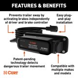 CURT True Course Trailer Sway Control Systems 51202 Components, Course, Brake System, Bluetooth, OneControl® App., Each thumbnail 3