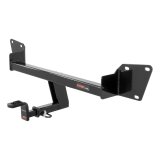 CURT Class 1 Receiver Hitch 114363 Hitch, I, 1/4 in. Receiver, Square Tube Welded, Black Powdercoated, with Old-Style Ball Mount, Chevrolet, Volt, Each thumbnail 1