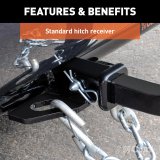 Curt Manufacturing - Receiver Hitches for 2023-2025 CX-50 122033 CURT Class 2 Trailer Hitch with Ball Mount, 1-1/4-In Receiver, Fits Select Mazda thumbnail 1