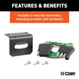 Curt Manufacturing - Vehicle Towing Harness Adapters for 2023-2025 F-250 SUPER DUTY, F-350 DUTY 52106 WIRING HARNESS thumbnail 4