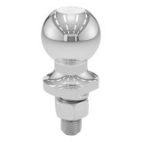 CURT Hitch Balls 40064 Ball, Chrome, 2 in. Ball, 0.750 in. Diameter Shank, 1 in. Length Shank, 3,500 lbs., Each thumbnail 1