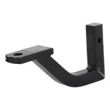 CURT Vertical Receiver Tube Ball Mounts 45507 Hitch Mount, Tube, 1 1/4 in. Square Style, 2 1/4 in. Drop, Steel, Black, Each thumbnail 1
