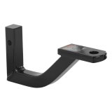 CURT Vertical Receiver Tube Ball Mounts 45507 Hitch Mount, Tube, 1 1/4 in. Square Style, 2 1/4 in. Drop, Steel, Black, Each thumbnail 2