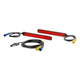 CURT Auxiliary LED Lights 53201 Lights, LED, Red Lens, Rectangular, 7 in. Long, Double Sided Tape, Pair thumbnail 8