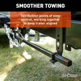 CURT TruTrack Trunnion Bar Weight Distribution Hitches 17601 Hitch, Bar, 10,000 lbs. Max Trailer, 1,000 lbs. Max Tongue Weight, 2 5/16 in. Ball, Adjustable Shank, Steel, Kit thumbnail 2