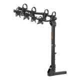 CURT Premium Hitch-Mounted Bike Racks 18064 Racks, Rack, Frame-Style Rack, Hitch Mount, 2 in. Receiver Size, 4 Capacity, Steel, Black, Each thumbnail 4